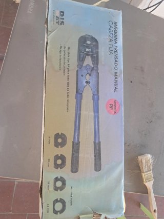Máquina Prensado Manual Cabeza Fija DIS mordida RF