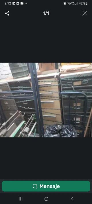 4 Módulos Archivadores Metálicos con Llaves