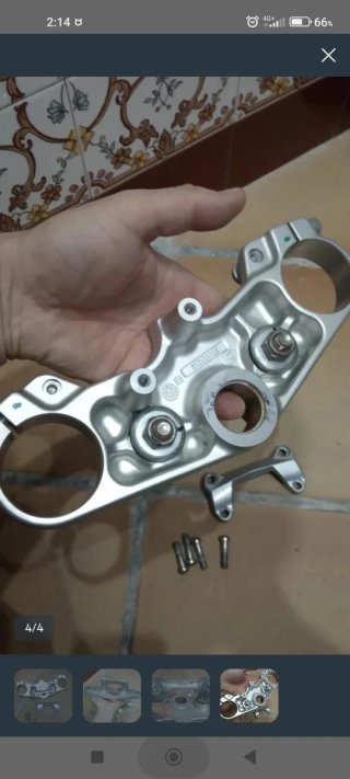 Tija Superior KTM Duke con Torretas