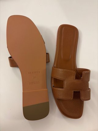 Sandali Hermes Marroni