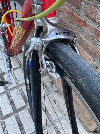 Bicicleta Carretera Cannondale Saeco caad3