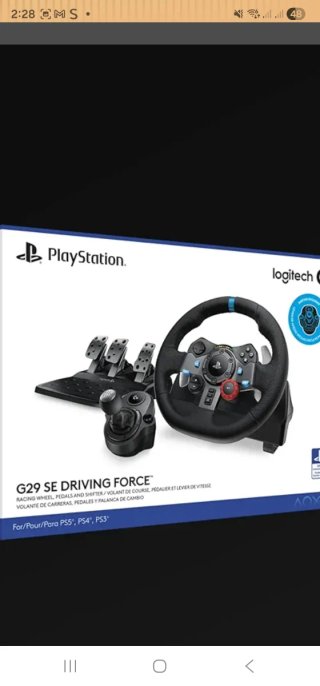 Volante Logitech G29 SE PS5/PS4/PS3 con Palanca