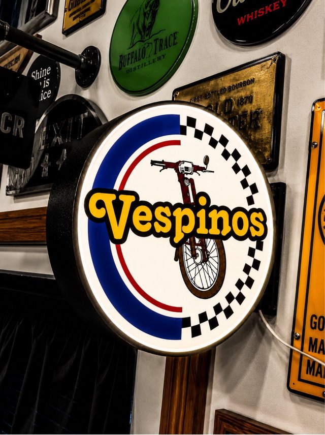 Cartel luminoso VESPINOS