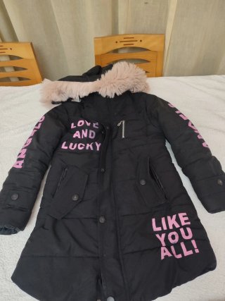 Abrigo anorak impermeable niña T.10 años