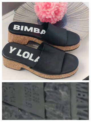 BIMBA Y LOLA Chanclas Negras