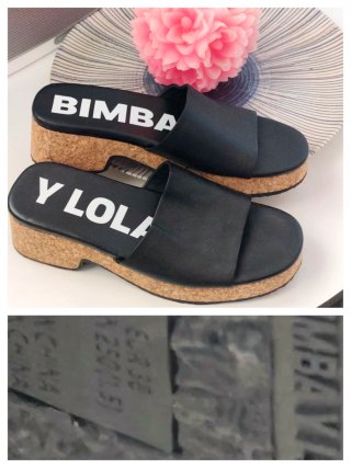 BIMBA Y LOLA Chanclas Negras