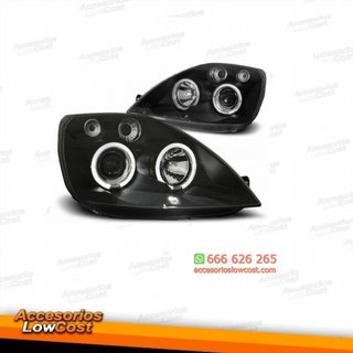 FAROS CON OJOS DE ÁNGEL FORD FIESTA MK6. COLOR NE
