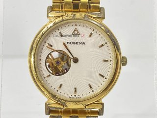 reloj pulsera caballero dugena open heart