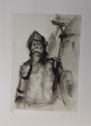 Libro de artista: Semblanzas de Don Quijote _ Zaafra (David González López).