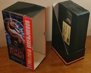 Trilogía Videojuegos VHS Mortal Kombat y Double Dr