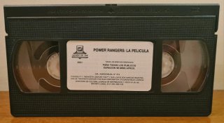 VHS Power Rangers La Pelicula (Español)