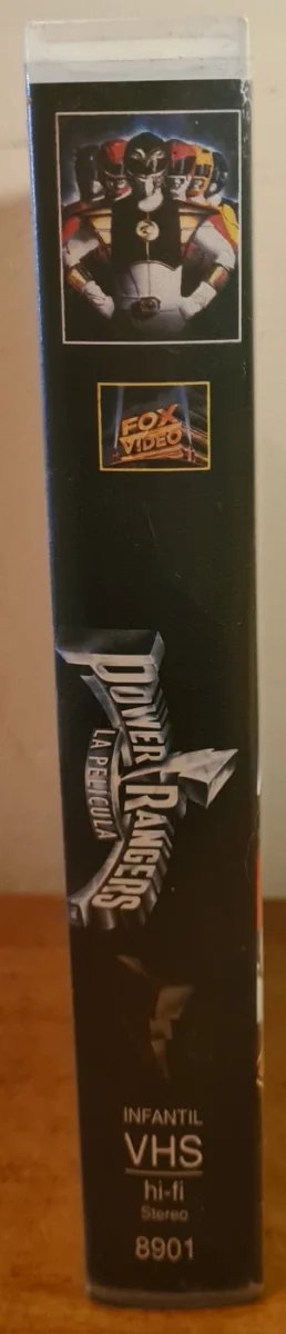 VHS Power Rangers La Pelicula (Español)