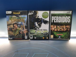 Lote 9 juegos PC, en buen estado, con instrucciones