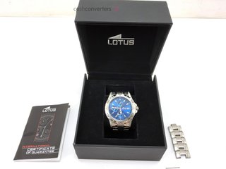 reloj pulsera caballero lotus 15301