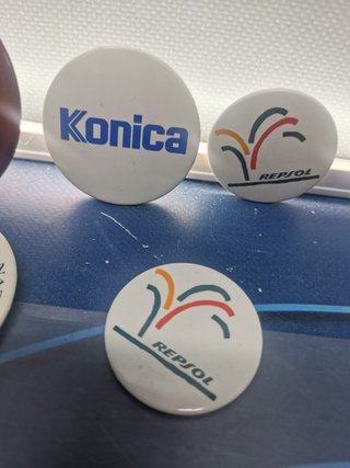 lote de 7 chapas , coleccionismo