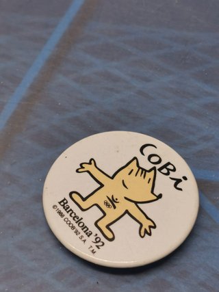 Chapa Cobi, barcelona 92, Olimpiadas, coleccionismo