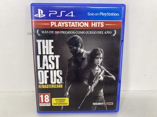 the last of us remastered ps4
