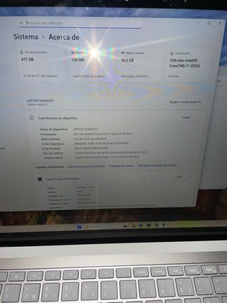 Surface Laptop 5 15" i7  1255U 512GB SSD 16GB RAM