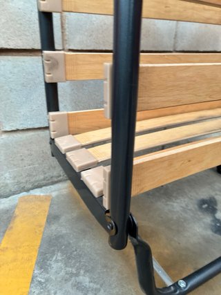 Cama Plegable con Ruedas y Somier