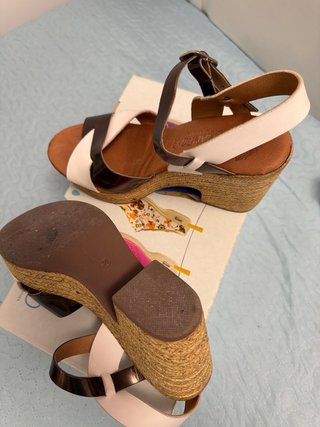 Cuñas sandalias mujer