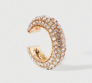 Orecchino donna oro con strass