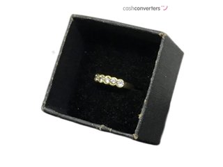 anillo oro 18k con piedra con diamante