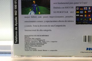 Juego PC Soccer Superstars. DDM, 1997. CD-Rom.