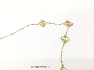 gargantilla oro 18k con circonita 25cm