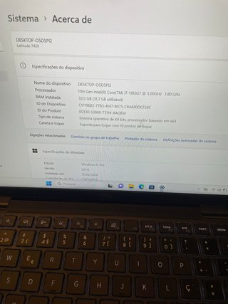 Dell Latitude 7420 i7 11ª Gen 32GB RAM 512GB SSD
