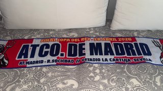 Bufanda Atlético de Madrid Final Copa del Rey