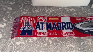 Bufanda Atlético de Madrid Final Copa