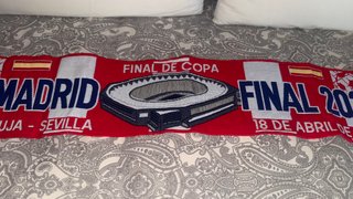 Bufanda Atlético de Madrid Final Copa