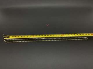 cadena oro 18k 29cm