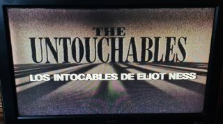 VHS Los Intocables de Eliot Ness