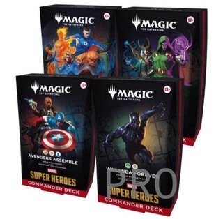 Magic The Gathering: Super Heroes Commander Decks