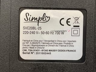 aspirador con bolsa simpl aspirador sin bolsa