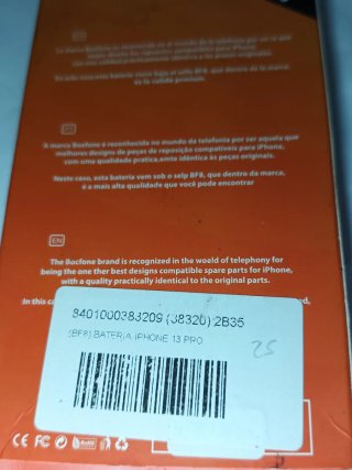 Batteria Boxfone BF8 per iPhone 13/13 Pro