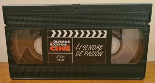 VHS Leyendas de Pasión