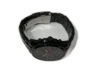 reloj pulsera caballero citizen eco-drive cronógrafo negro