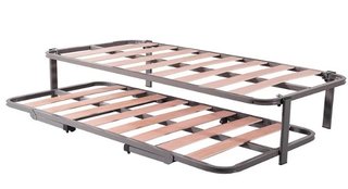 Cama nido metálica con somier de madera