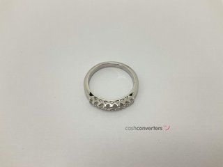 anillo oro 18k con piedra con diamante t. 11 (16,24 mm)