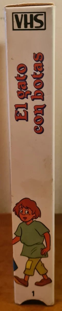 VHS Videocuentos Infantiles El Gato con Botas