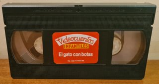 VHS Videocuentos Infantiles El Gato con Botas