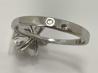 anillo oro 18k con piedra t. 9 (15,6 mm)