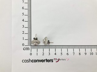 pendientes oro 18k con piedra con diamante