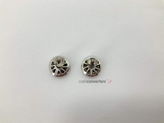pendientes oro 18k con piedra con diamante