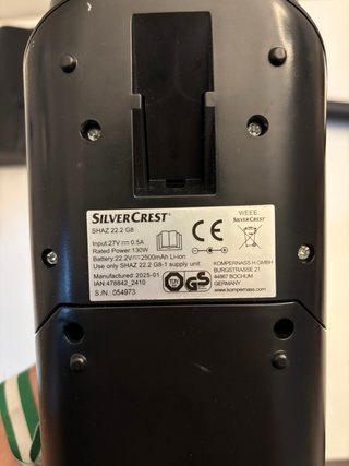 Aspiradora Silvercrest 2 en 1 Ciclónica