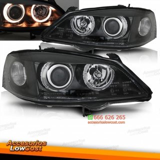 FAROS OJOS DE ANGEL+ LUPA OPEL ASTRA G.CRISTAL CL