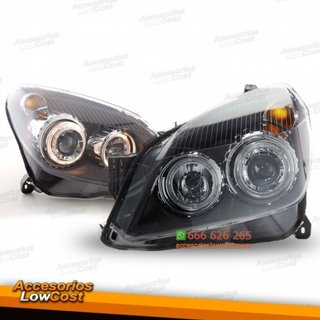 FAROS CON OJOS DE ÁNGEL OPEL ASTRA H, 04-09, FOND
