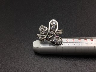anillo oro 18k con piedra con circonita
